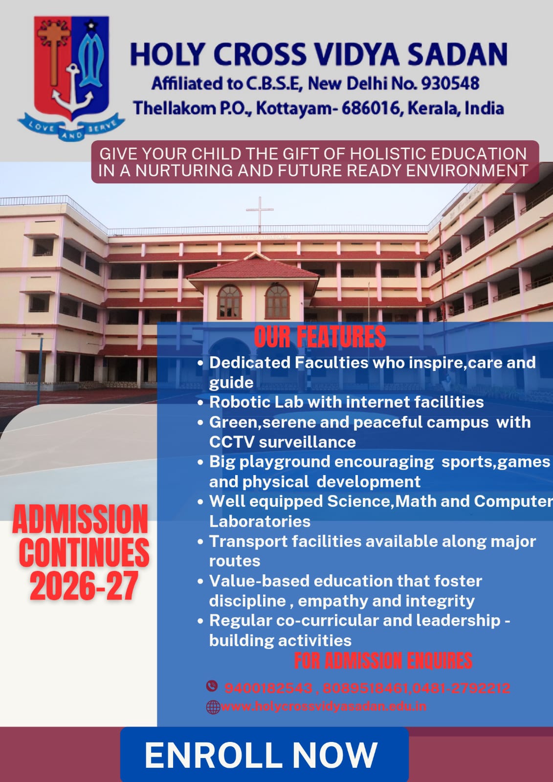 2026-2027 Academic Year Admission Started